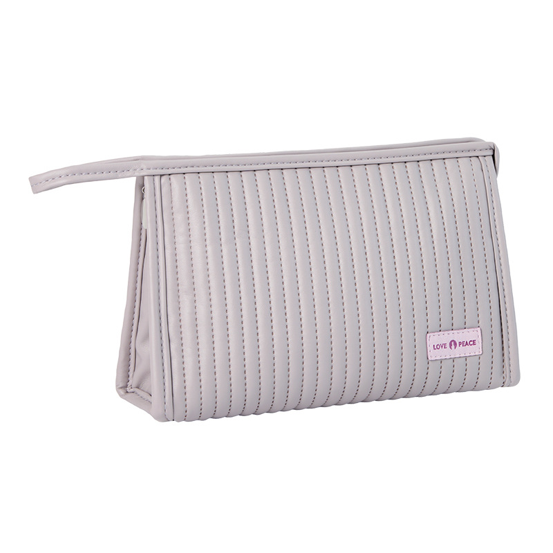 1 Piece Simple Style Solid Color PU Women's Makeup Bag